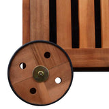 Garden Storage Box 118x52x58 cm Wood - 45-Degree Angle