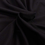 Stretch Couch Slipcover Black Polyester Jersey