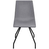 Dining Chairs 6 pcs Light Grey Fabric
