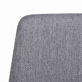 Dining Chairs 6 pcs Light Grey Fabric