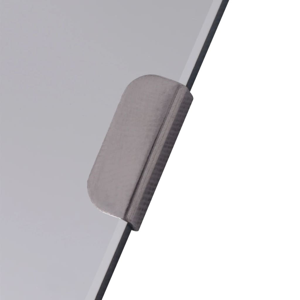 Frameless Mirror Tiles Glass 8 pcs 20.5 cm