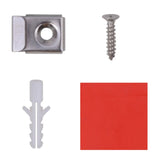 Frameless Mirror Tiles Glass 8 pcs 20.5 cm - Extra Image