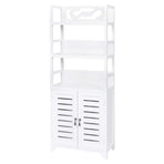 Bathroom Cabinet Albuquerque Wood White 46x24x117.5 cm