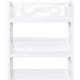 Bathroom Cabinet Albuquerque Wood White 46x24x117.5 cm - 45-Degree Angle