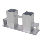 Firewood Stacking Aids 4 pcs Steel Silver