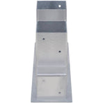 Firewood Stacking Aids 4 pcs Steel Silver