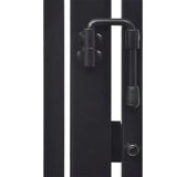 Pet Fireplace Fence Steel Black - Rear View