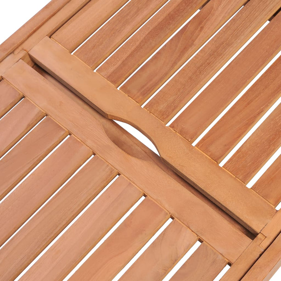 Sun Lounger Solid Teak Wood