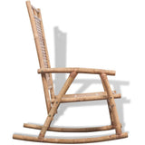 Rocking Chair Bamboo - Top-Down View