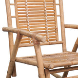 Rocking Chair Bamboo - Close-Up Angle