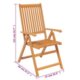 7 Piece Outdoor Dining Set Solid Acacia Wood - Extra Image