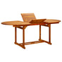 Garden Table (150-200)x100x75 cm Solid Wood Acacia