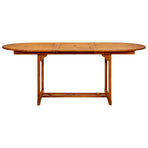 Garden Table (150-200)x100x75 cm Solid Wood Acacia