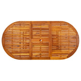 Garden Table (150-200)x100x75 cm Solid Wood Acacia
