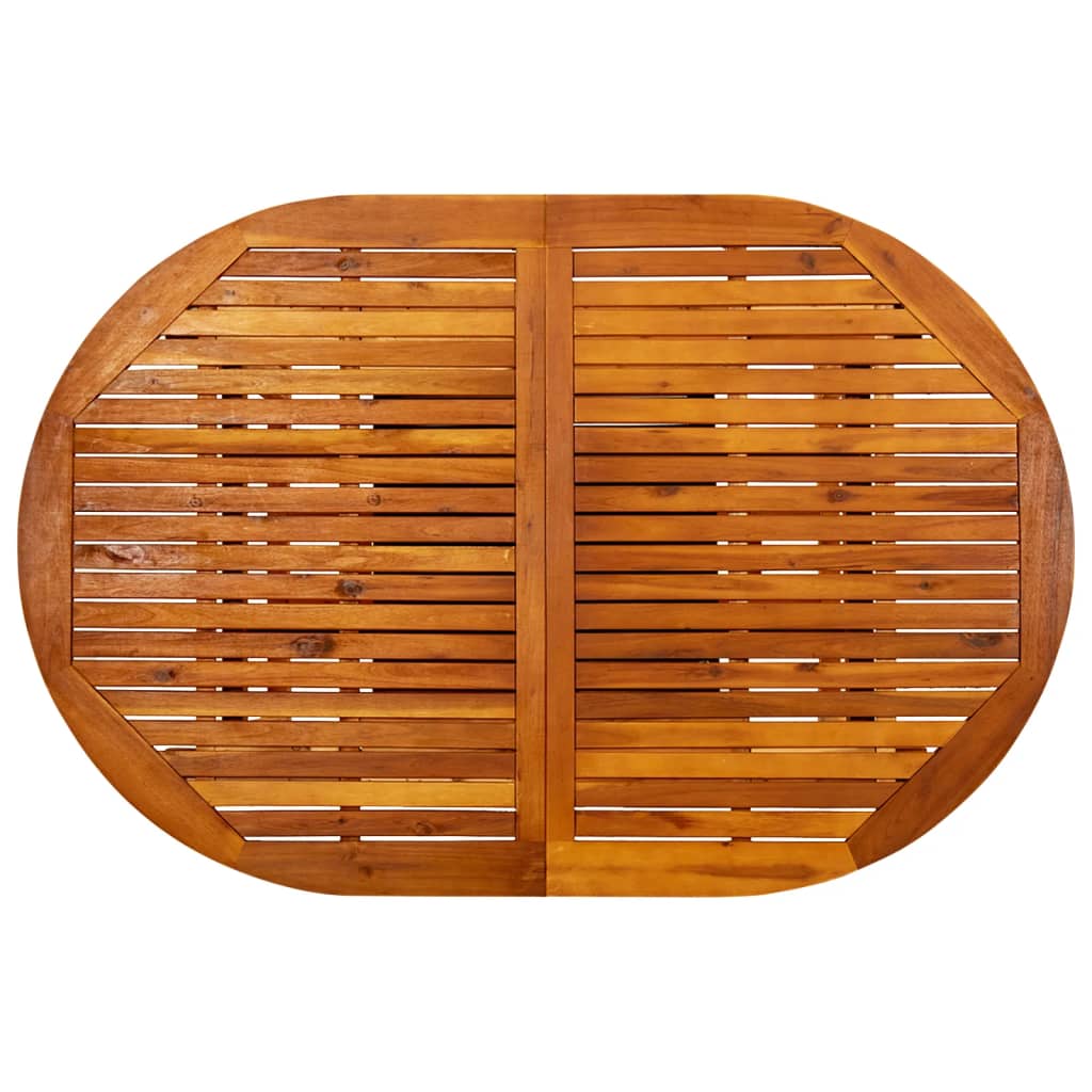 Garden Table (150-200)x100x75 cm Solid Wood Acacia
