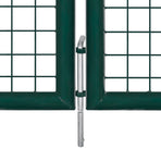 Double Door Fence Gate 300x150 cm Powder-Coated Steel