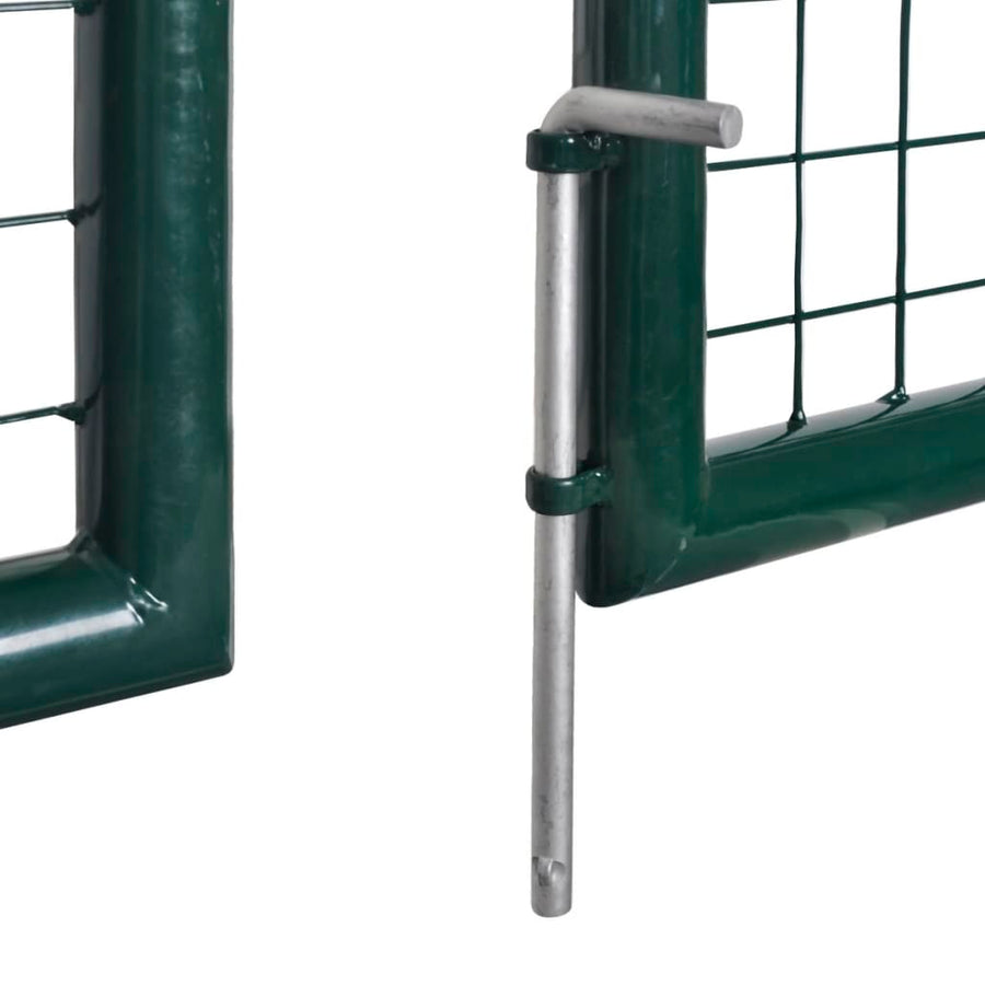 Double Door Fence Gate 300x150 cm Powder-Coated Steel
