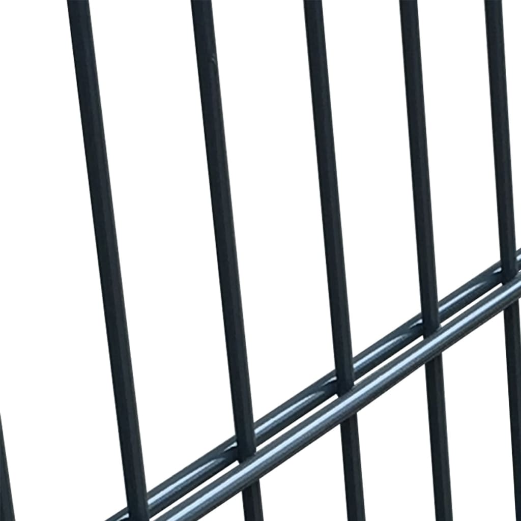 Fence Gate Steel Anthracite 100x100 cm