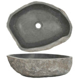 Basin River Stone Oval (45-53)x(34-41) cm - Front View