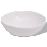 Three Piece Bathroom Furniture and Basin Set Black - Top-Down View