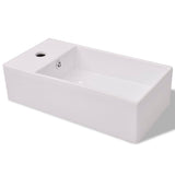 Three Piece Bathroom Furniture and Basin Set Black - Close-Up Angle
