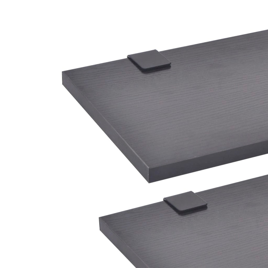 Nine Piece Bathroom Furniture and Basin Set Black