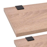 Nine Piece Bathroom Furniture and Basin Set Beige - Low Angle