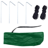 Fishing Umbrella Green 300x240 cm - Rear View