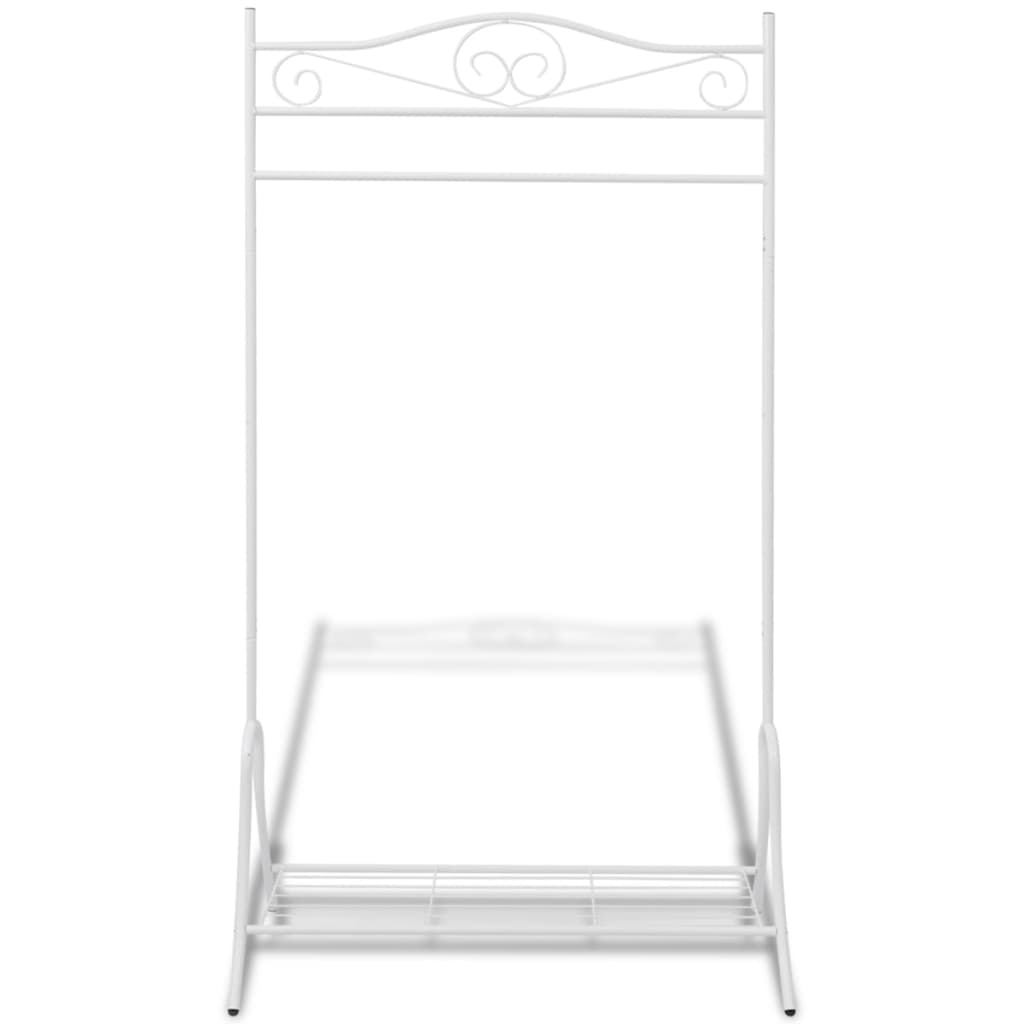 Clothing Rack White Steel