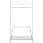 Clothing Rack White Steel