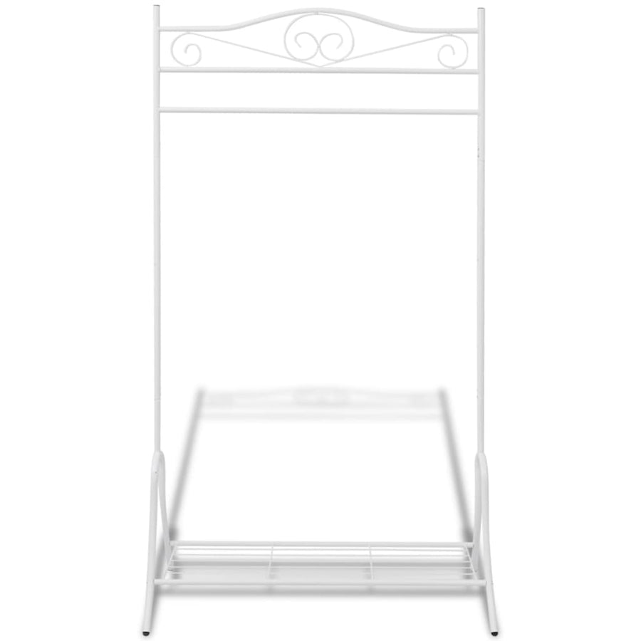 Clothing Rack White Steel