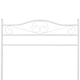 Clothing Rack White Steel - Side View