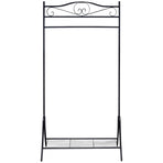 Clothing Rack Black Steel