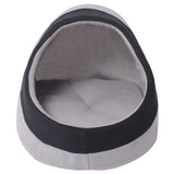Cat Cubby Grey and Black XL - Front View