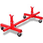 Mobile Axle Stand Red