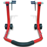 Motorcycle Front Stand Red - Front View