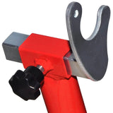 Motorcycle Rear Stand Red - 45-Degree Angle