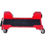 Motorcycle Dolly Centre Stand Red - Side View