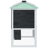 Animal Rabbit Cage Double Floor Wood - 45-Degree Angle