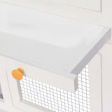 Animal Rabbit Cage Double Floor Wood