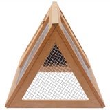 Animal Rabbit Cage Wood - Top-Down View