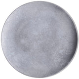 Two Piece Side Table/Coffee Table Set 55 cm&44 cm Concrete Grey - Top-Down View