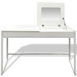 Vanity Table White - Side View