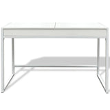 Vanity Table White - 45-Degree Angle