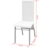 Five Piece Dining Set White