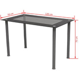 Five Piece Dining Set White
