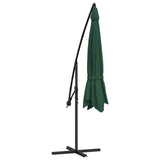 Cantilever Garden Parasol 3.5 m Green