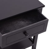 Bedside Cabinets 2 pcs Wood Black - 45-Degree Angle