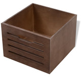 Bedside Cabinets 2 pcs Wood - Rear View
