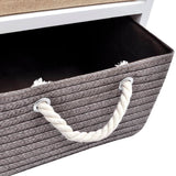 Bedside Cabinet Wood - Top-Down View